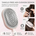 3-in-1 Mist Massage & Self-Cleaning Hair Brush