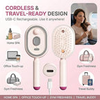 3-in-1 Mist Massage & Self-Cleaning Hair Brush